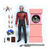Star Trek - La serie original Cpt de tela retro. Figura de acción de Kirk de Diamond Select