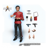 Star Trek: Star Trek VI: The Undiscovered Country - Captain Hikaru Sulu Action Figure *PRE-ORDER*