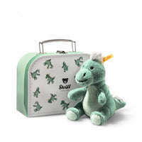 STEIFF -  JOSHI Baby T-REX Dinosaur in Suitcase Premium Plush by STEIFF