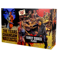 Texas Chainsaw Massacre (1974) - Dinner Scene Playset & (4) Individually Packed Action Figures by Trick or Treat Studios