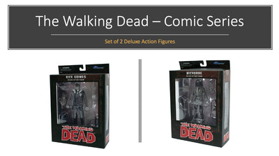 The Walking Dead - Ser 1 Rick & Michonne 2-piece Action Figure Set by Diamond Select