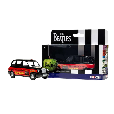 Beatles - Yellow Submarine / Eleanor Rigby London Taxi 1:36 Scale Die-Cast Model by Corgi