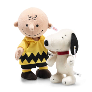 Peanuts  - Charlie Brown & Snoopy 2-piece Limited Edition Plush Set by STEIFF