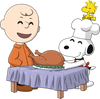 Peanuts - Charlie & Snoopy Thansgiving Boxed Vinyl Figure by YouTooz Collectibles