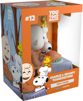Peanuts - Charlie & Snoopy Thansgiving Boxed Vinyl Figure by YouTooz Collectibles