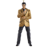 Elvis Presley - Elvis in Gold Jacket Ornament by Kurt Adler Inc.