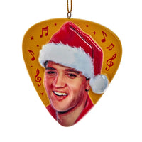 Elvis Presley - Elvis 3-D Double Sided Elvis In Santa Hat Ornament by Kurt Adler Inc.