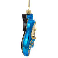 Elvis Presley - Elvis Blue Suede Shoes GLASS Ornament by Kurt Adler Inc.