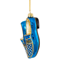 Elvis Presley - Elvis Blue Suede Shoes GLASS Ornament by Kurt Adler Inc.