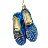 Elvis Presley - Elvis Blue Suede Shoes GLASS Ornament by Kurt Adler Inc.