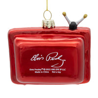 Elvis Presley - Elvis T.V. GLASS Ornament by Kurt Adler Inc.