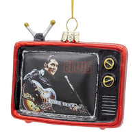 Elvis Presley - Elvis T.V. GLASS Ornament by Kurt Adler Inc.