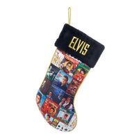 Elvis Presley - Elvis Holiday Albums 19" Stocking by Kurt Adler Inc.