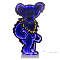 Grateful Dead - 26" Grateful Dead™ Dancing Blue Bear Outdoor Infinity Light by Kurt Adler Inc.