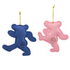 Grateful Dead - Bedazzled Collection Set of 2-pc Fabric Bear Ornaments by Kurt Adler Inc.