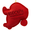 Rudolph The Red Nose Reindeer® - Rudolph Bedazzled Collection Fabric Ornament by Kurt Adler Inc.