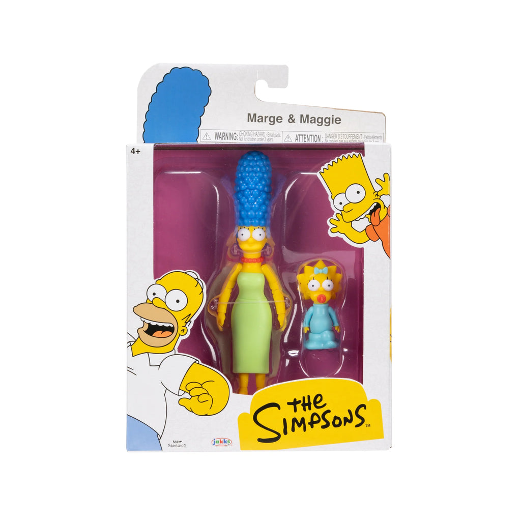 The Simpsons - Wave 3 Marge Simpson w/ Maggie Action Figure by Jakks Pacific