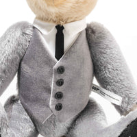 STEIFF MOVIES!  - JAMES BOND 007 "GOLDFINGER" Musical Bear 12" Limited Edition Plush by STEIFF