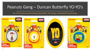 Peanuts - Peanuts set of 4-pcs Classic Butterfly Yo-Yo by DUNCAN YO-YO's