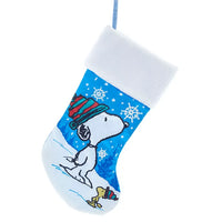 Peanuts - Snoopy & Woodstock Snow Scene 19" Stocking by Kurt Adler Inc.