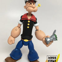 POPEYE - Popeye Classics Wave 1 POPEYE THE SAILOR MAN Action Figure by Boss Fight Studio