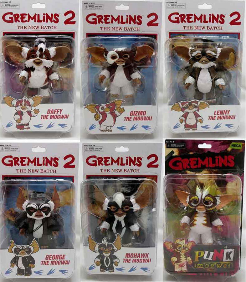 Gremlin Back Gremlins Movie II - MOGWAIS Set of 6-pieces Action Figures by NECA - A ...