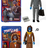 They Live - Male Ghoul and Female Ghoul Set of 2 pcs 3 3/3" ReAction Figures by Super 7