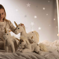 Steiff  - UNICA Sitting Unicorn 8" Premium Plush by STEIFF