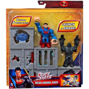 Superman Man of Steel - Quick Shots Mega Smash Pack Playset SALE