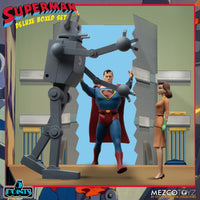 Superman - El monstruo mecánico (1941) Juego de caja de figuras de acción de lujo de 5 puntos de Mezco Toyz