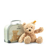 STEIFF -  Jimmy Teddy Bear in Suitcase 10" Premium Plush by STEIFF