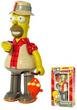 Fishing Homer Simpson Wind-up Tin Action Toy Collectible - Hook, Line, and Drinker Shirt Will Be Red or Green