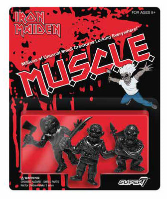 Iron Maiden - M.U.S.C.L.E. Black Mini- Figures Set by SUPER 7
