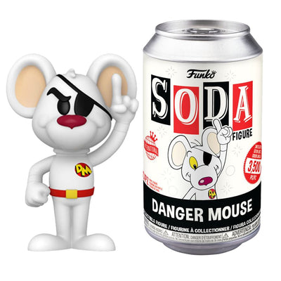 Danger Mouse - Figura de vinilo de Danger Mouse en lata de SODA de Funko