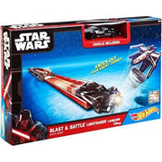 Star Wars - Blast &amp; Battle DARTH VADER Lightsaber Launcher Playset de Hot Wheels 