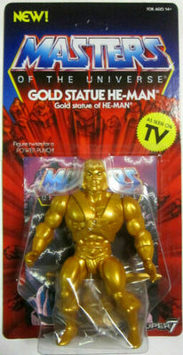 Masters of the Universe MOTU - Estatua dorada de He-Man 5 1/2