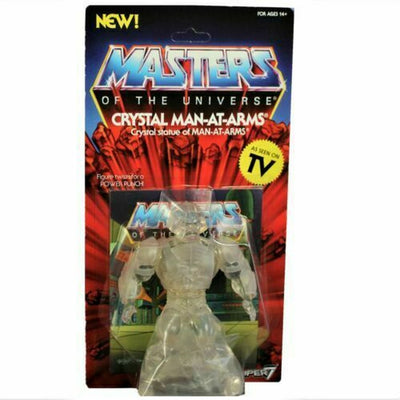 Masters of the Universe MOTU - Estatua de cristal de Man-At-Arms 5 1/2
