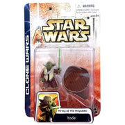 Star Wars - Figura de acción de Yoda de The Clone Wars de 3.75" 