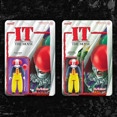 IT The Movie - PENNYWISE the Clown & Monster set of 2 pieces  3 3/4
