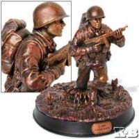 GI Joe D-Day Primera ola Diorama Bronce