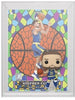 NBA Mosaic POP! Trading Card - Stephen Curry Funko Pop! Vinyl Figure in NBA Book Cover Hard Shell Case