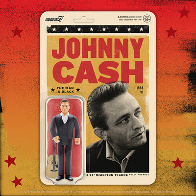 Johnny Cash - The Man in Black ReAction Figure by Super 7