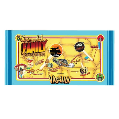 National Lampoon -  Vacation Movie Map Beach / Bath Towel by Factory Entertainment