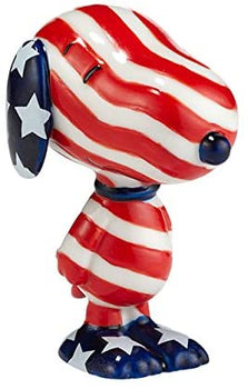 Peanuts - Patriotic Pup Snoopy Figurine by Enesco D56