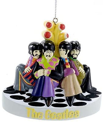 Beatles - Yellow Submarine Bas-Relief Ornament by Kurt Adler Inc.