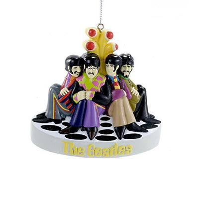 Kurt Adler The Beatles Bajorrelieve Amarillo Submarino Ornamento