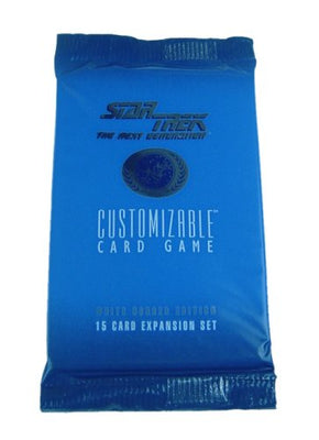 Star Trek - Paquete de refuerzo personalizable de próxima generación (juego de expansión de 15 cartas)