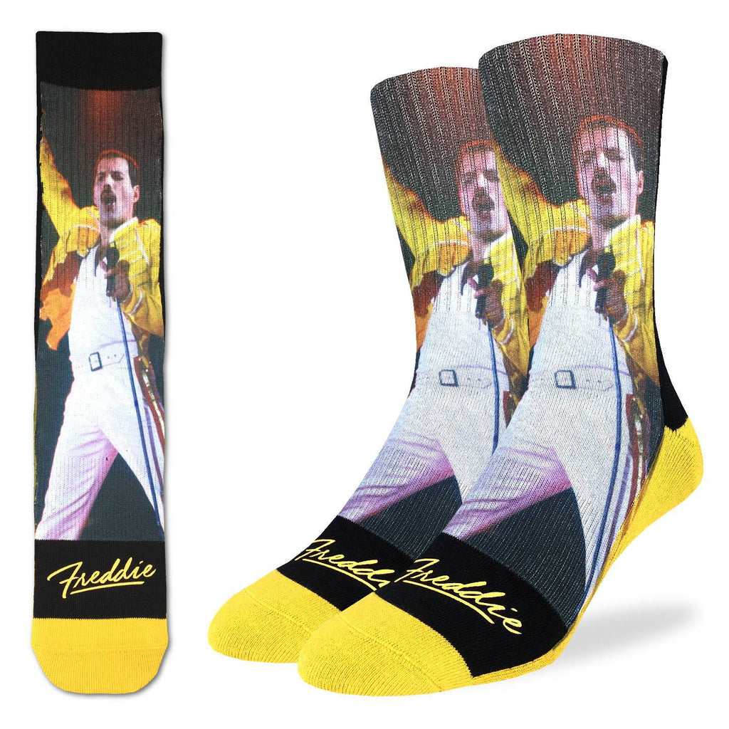 Queen Band - Freddie at Wembley Socks by Good Luck Sock