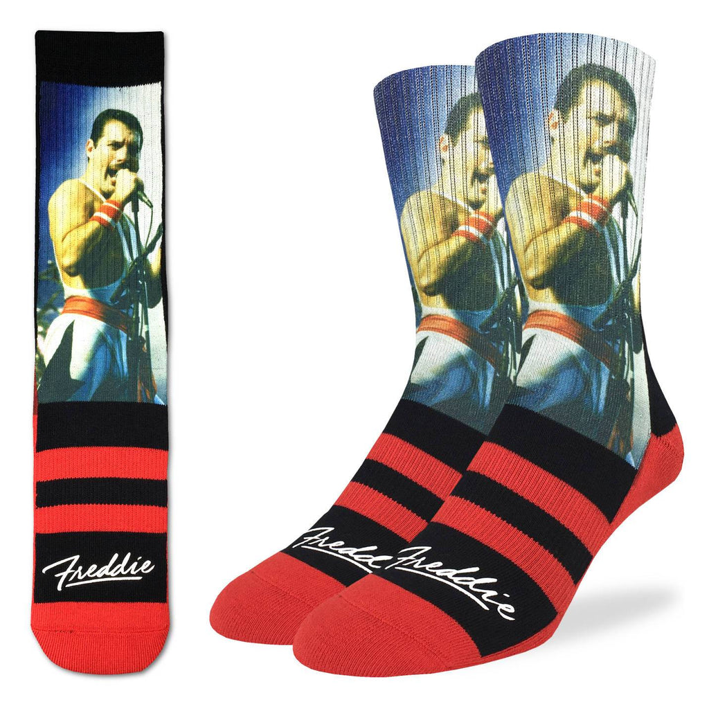 Queen Band - Freddie in Rio Socks by Good Luck Sock