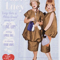 I Love Lucy - Vestido de París 8x10 Lienzo estirado